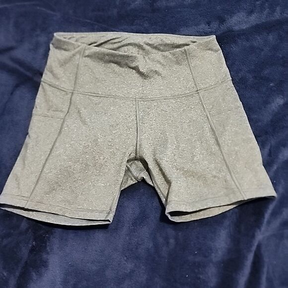 Gray Biker Shorts - Picture 1 of 4